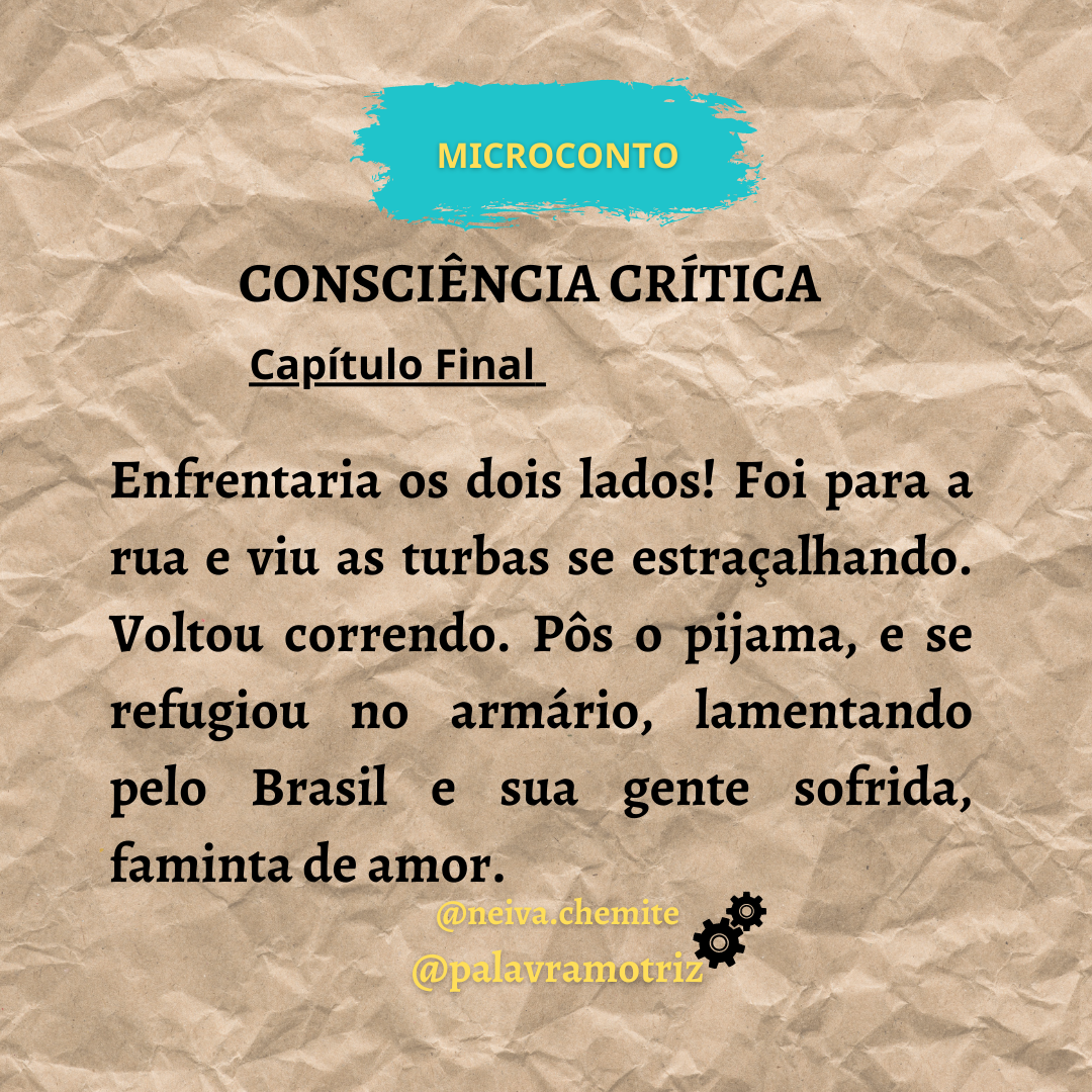 Read more about the article CONSCIÊNCIA CRÍTICA – Capítulo final.