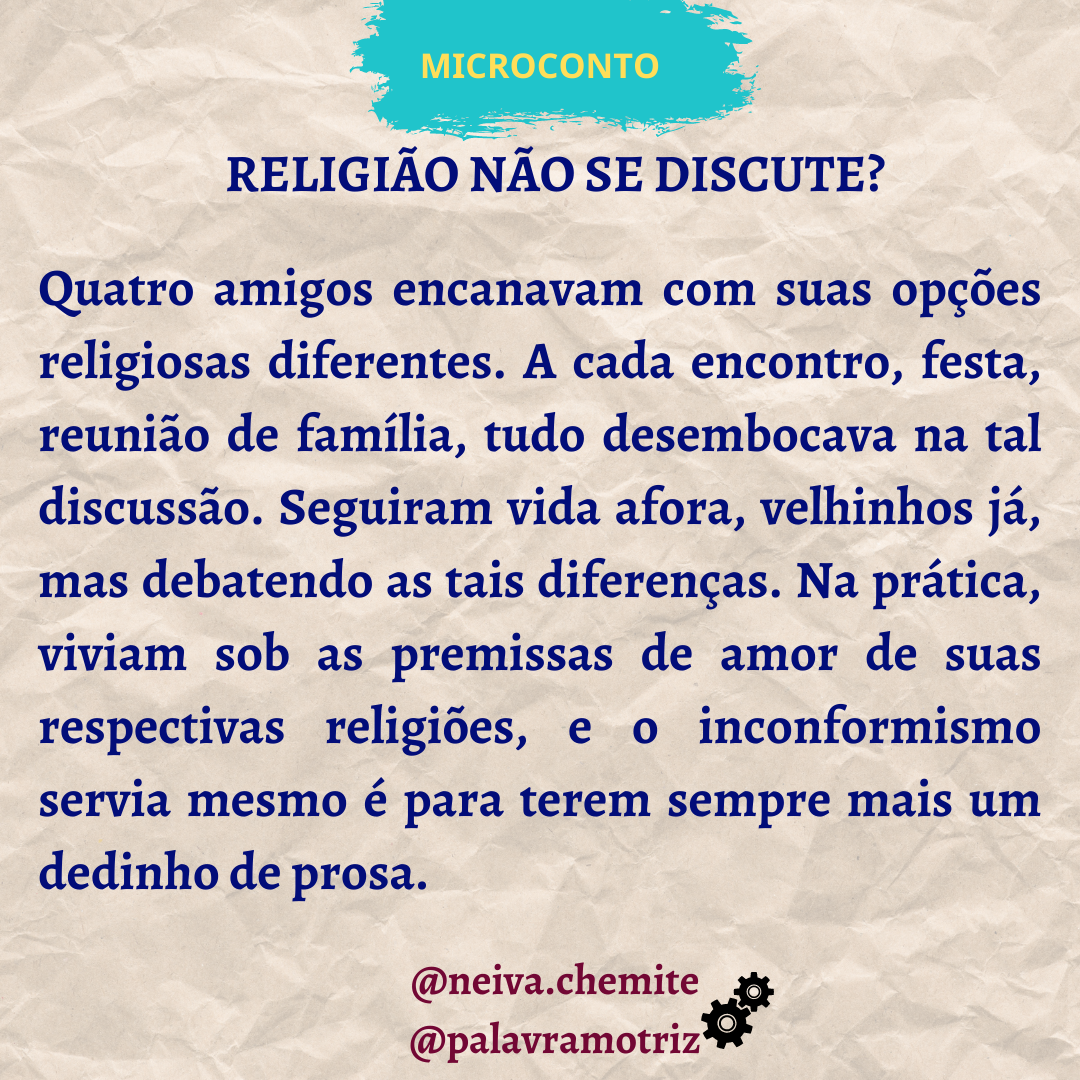 Read more about the article RELIGIÃO NÃO SE DISCUTE?